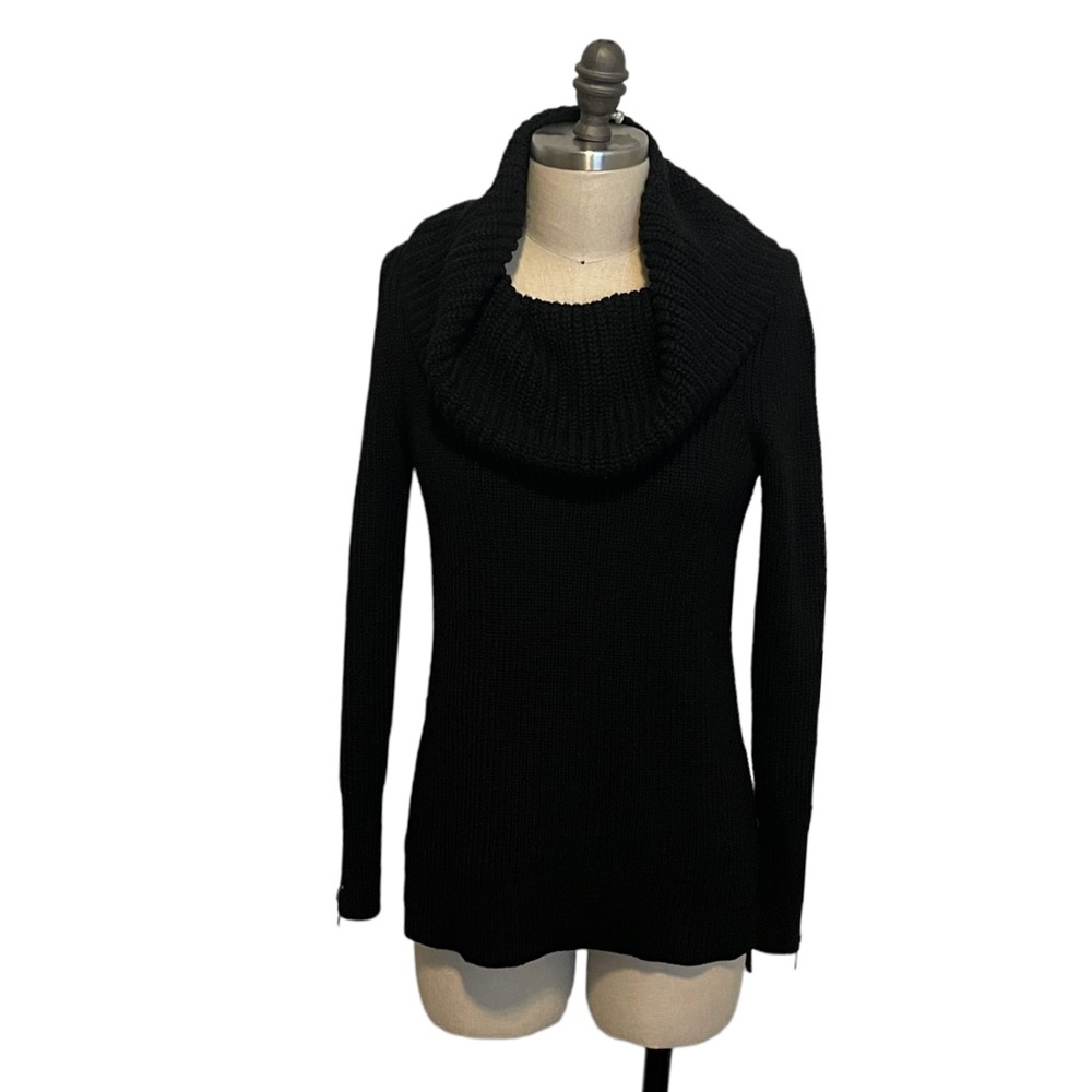 WHBM Black Cowl Neck Sweater Size XS